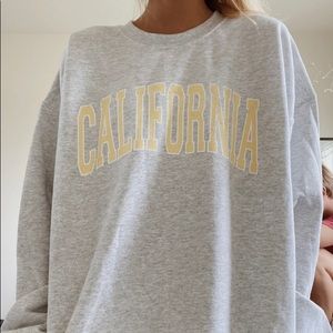 CALIFORNIA crewneck